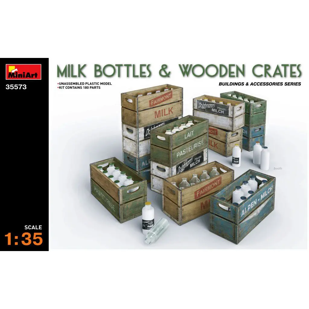 & Wooden Crates - Scale Model Kit