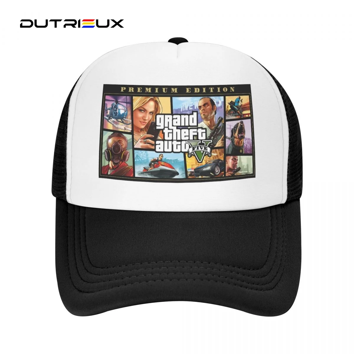 

Gta 5 Unisex Cap Casual Plain Baseball Cap Adjustable Snapback Trucker Hats For Women Men