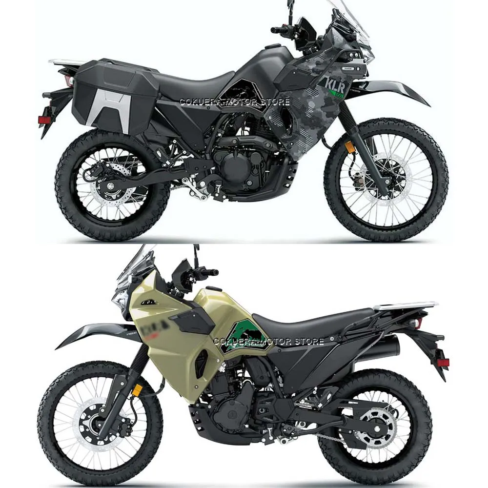 Для Kawasaki KLR650 KLR 650 2023 аксессуары для мотоциклов 3D наклейка из смолы накладка на бак