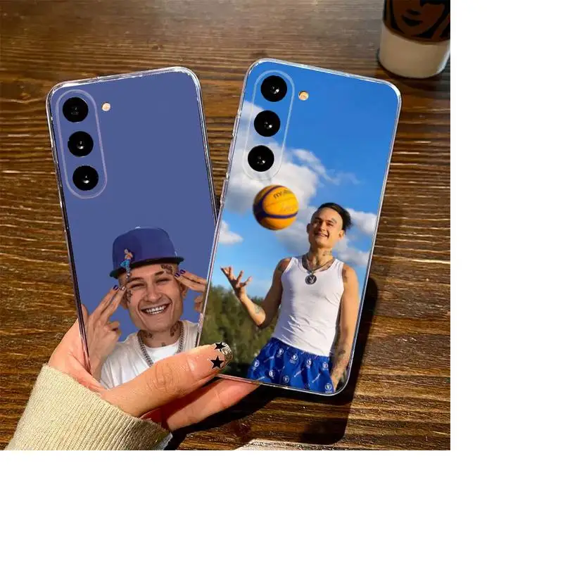 Чехол для телефона MORGENSHTERN Rapper для Samsung Galaxy Note S30 23 22 21 20 10 Ultra Pro Plus Lite Edge FE 5G, прозрачный чехол