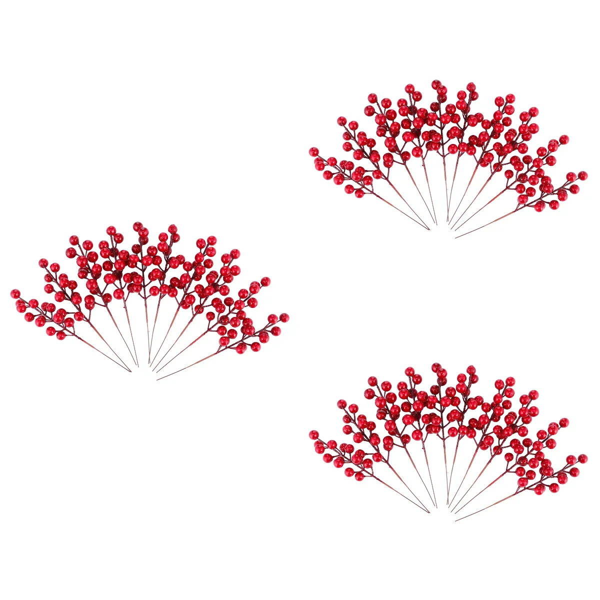 

30 Christmas Picks Berries Sticks Xmas Floral Pick Artificial Red Berries Christmas Berry Pick