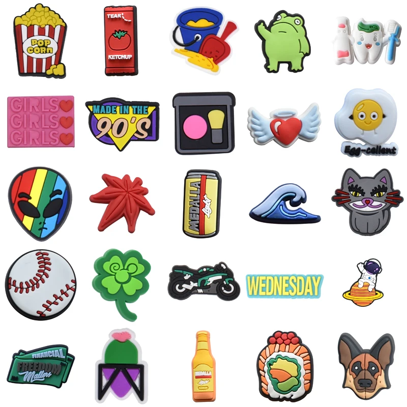 

Kids Boy Girl Men Wholesale Bulk Women Charm Gifts Para Pins Packs Shoes Accessories Decorations for Croc Set Jeans Shoe Charms