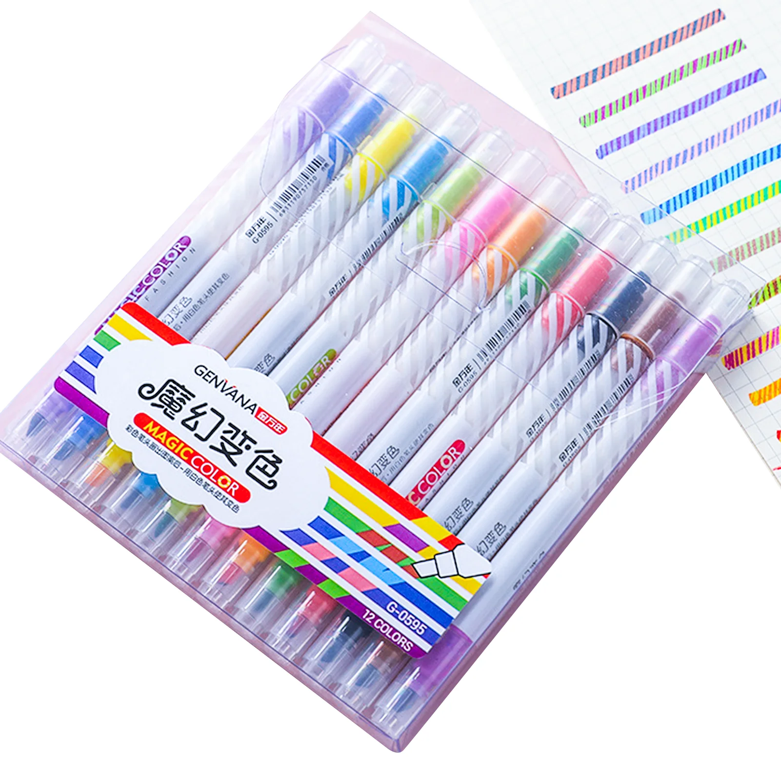 

Маркеры, меняющие цвет, 12 цветов