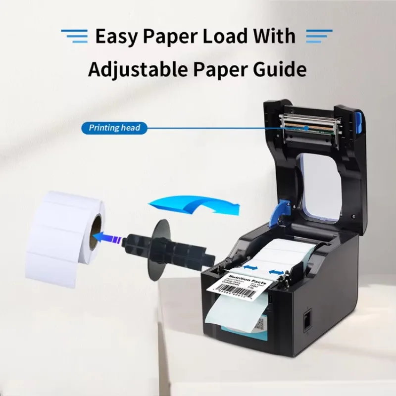 Уникальный Xprinter XP-370B 3-дюймовый термопринтер 4x6 Машина для печати этикеток Принтер для малого бизнеса Овощечистка для этикеток Прямая китайская производительность (art.: 3920cffdb755b) - 3920cffdb755b