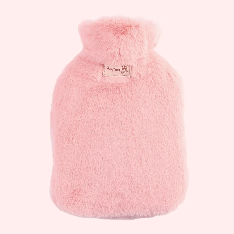 

1000Ml/2000Ml Large Capacity Water Filled Hot Water Bag Thickened Plush Hand Insulation Cover Household Heating Appliances