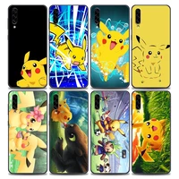 cute cartoon pikachu pokemon phone case for samsung a10 e s a20 a30 a30s a40 a50 a60 a70 a80 a90 5g a7 a8 2018 silicone