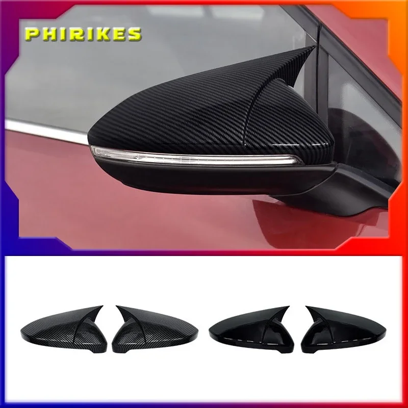 

2pcs Gloss Mirror Covers Caps RearView Mirror Case Cover for VW Golf MK6 MK7 7.5 GTI R GTD Base 2009-2020 Cover Accessories
