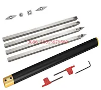 Livter Wood Lathe Turning Tool Set With Carbide Alloy Insert Cutter Aluminum Alloy Handle For Rotary Lathe Turning Tool 5PC