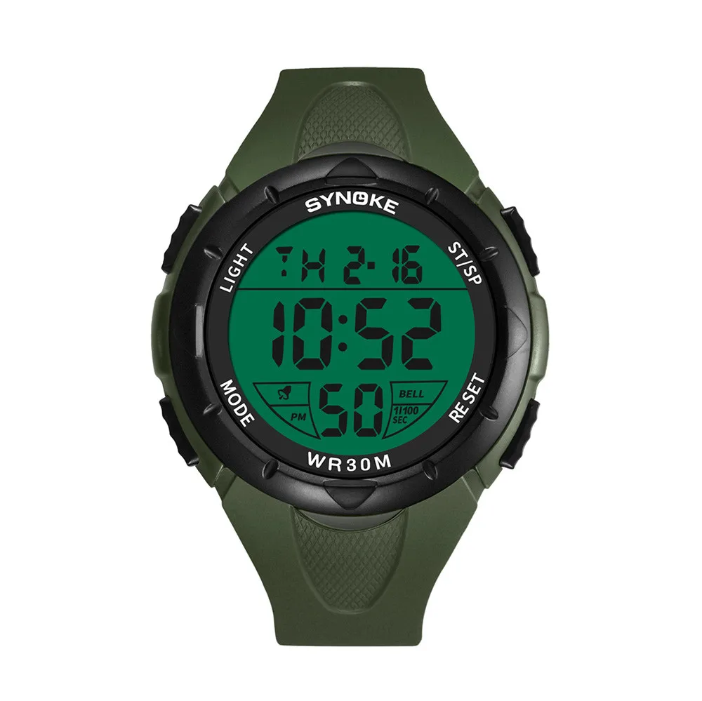 2022 New Watch Men Multi-function 30m Waterproof Watch Led Digital Double Action Watch Clocks Relogio Masculino Часы Мужские
