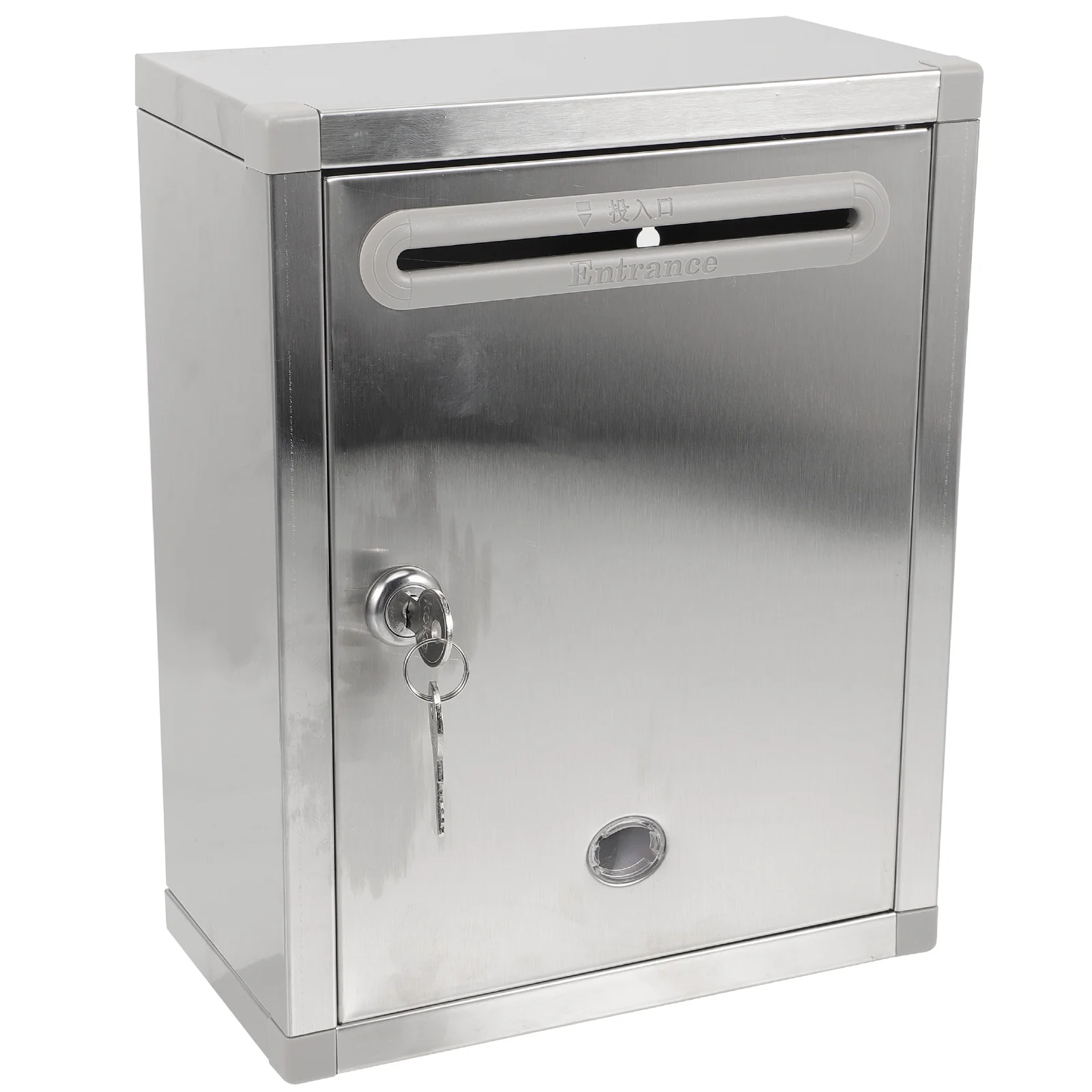 

Rustic Style Mailbox School Wall Mounted Letter Key Safe Lockable Letterbox Container Hanging Postbox Exterior house