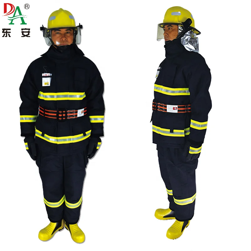 

Aramid Fire Protection Flame proof wholesale Fire retardant Firefighter Suits fire fighting suits fireman suits