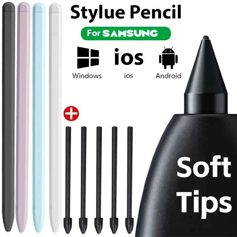 Бесшумный стилус для Samsung Galaxy Tab S6 Lite S7 S8 S9 S10