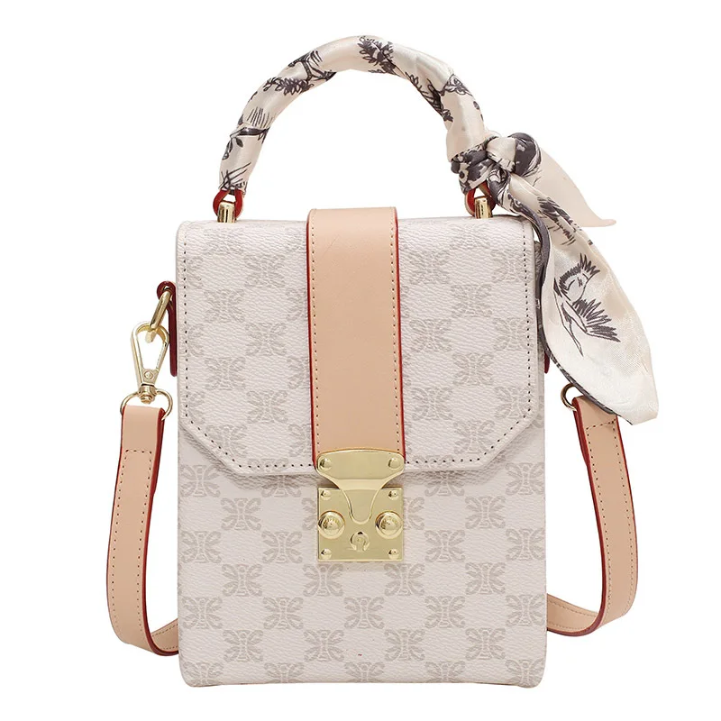 

2022 зимние женские трендовые сумки через плечо маленькая коробка сумки через плечо для женщин Ретро ленты дизайнерские сумки и кошельки из и...