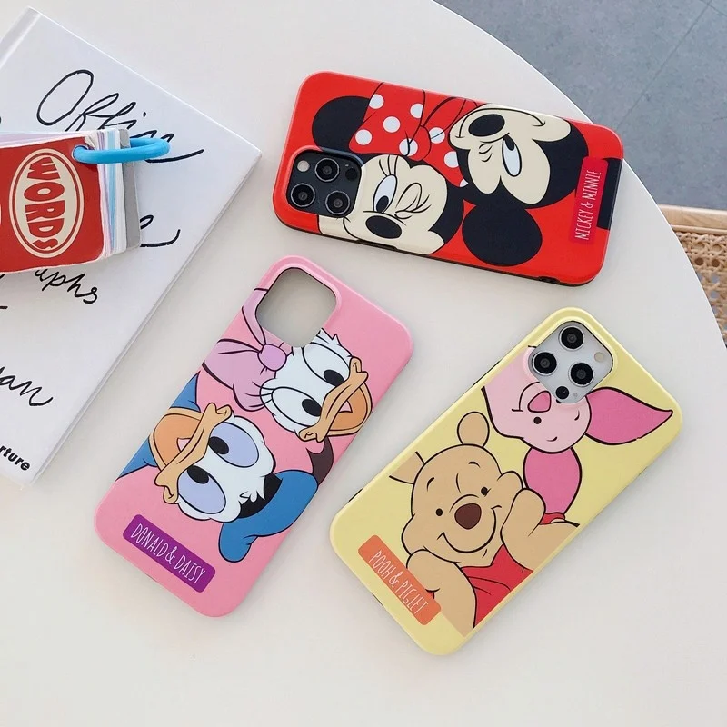 

13pro Cute Cartoon Mickey Mouse for iphone 12 Mobile Phone Case 11 Frosted Imd Soft Case Xr87plus Mickey