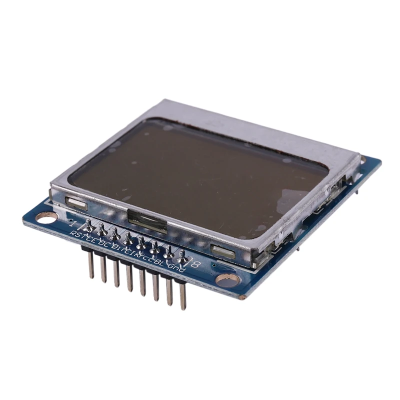 

Smart Electronics Lcd Module Display Monitor Blue Backlight Adapter Pcb 84X48 Lcd For Nokia 5110 Screen For Arduino