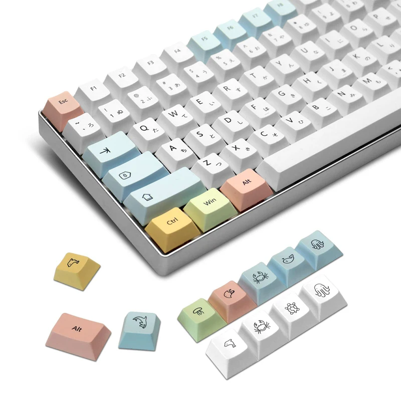 

Колпачки для механических клавиш GK61 Anne Pro 2 TM680 Gateron, 136 клавиш
