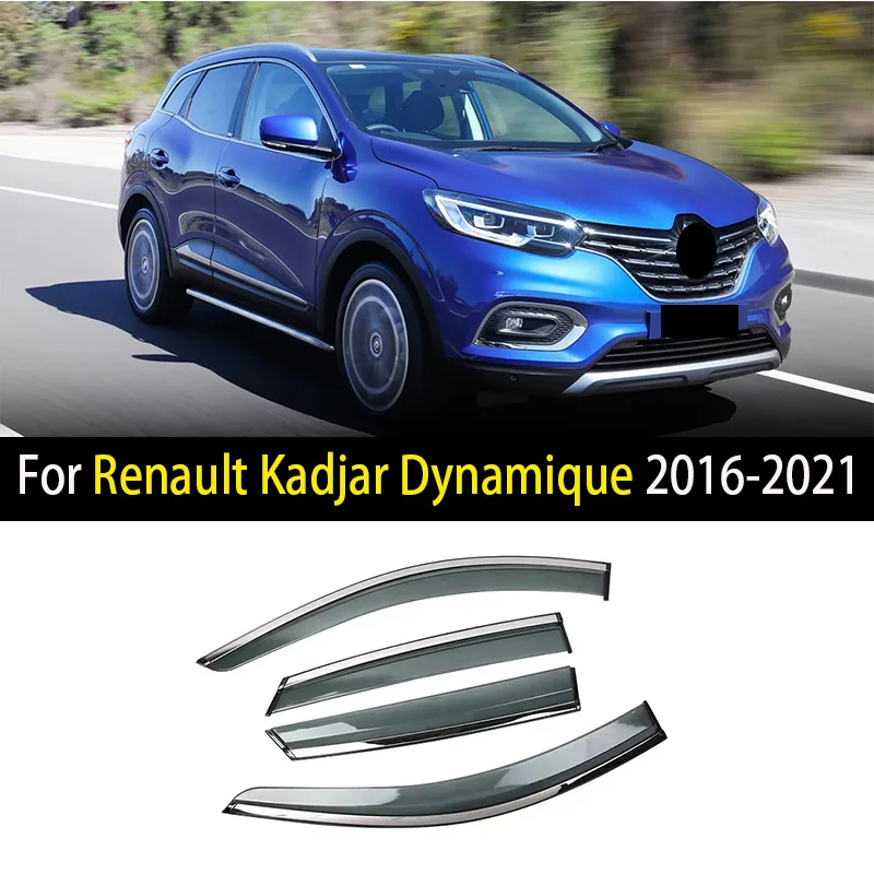 Автомобильный оконный козырек для Renault Kadjar Dynamique 2016 2017 2018 2019-2021 дефлекторы защита