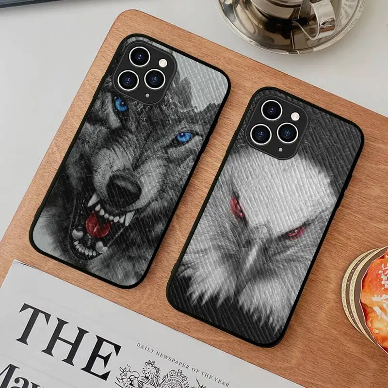 

Wolf Lion Animal Phone Case Hard Leather Case for iPhone 11 12 13 Mini Pro Max 8 7 Plus SE 2020 X XR XS Coque