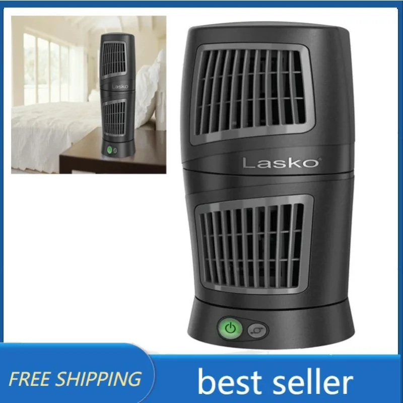 

Lasko Twist-Top Desktop Tower Fan with 3 Speeds, 4911, Black Tower Fans