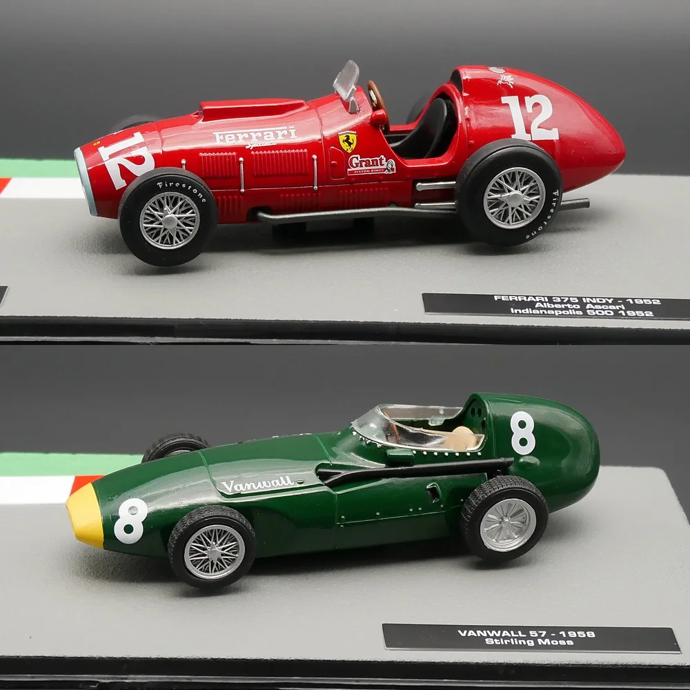 

Ixo 1:43 VANWALL 57 1958 Stirling Moss & Indianapolis 500 1952 Alberto Ascari 375 Indy Diecast Car Toy Model