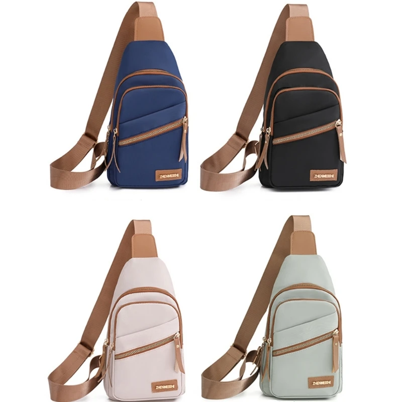 

Crossbody Waist Pack Chest Bag for Girl Women Nylon Fanny Pack Purse Large Capacity Sports Versatile Traveling Bag