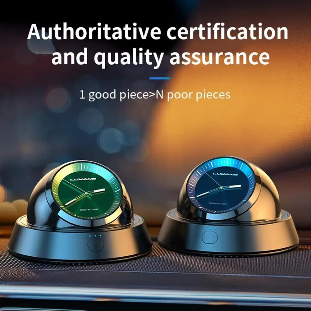 

Car Air Freshener Intelligent Clock Diffuser Car Air Purifier Fragrance For Cars Intelligent Car Aromatherapy Instrument Perfume