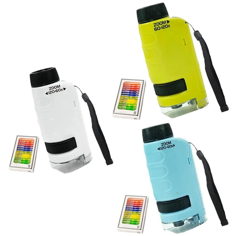 Мини-лабораторный мини-микроскоп для детей мини-лабораторный Портативный