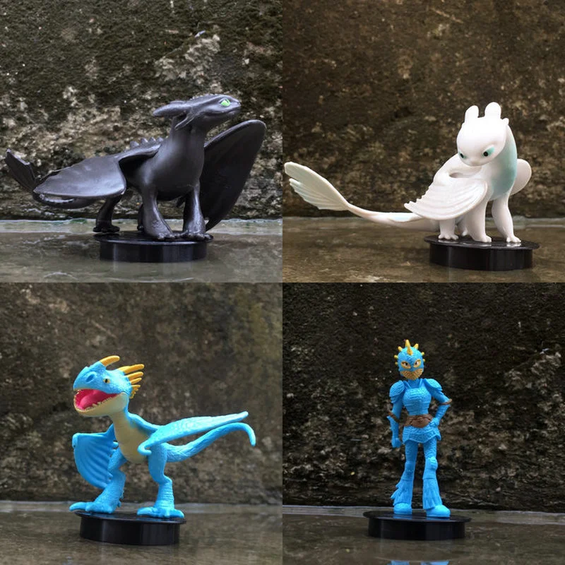 

Movie Anime Figure Train Dragon Toothless Night Fury Action Figures Model Ornament Pendant Children's Toy Gift