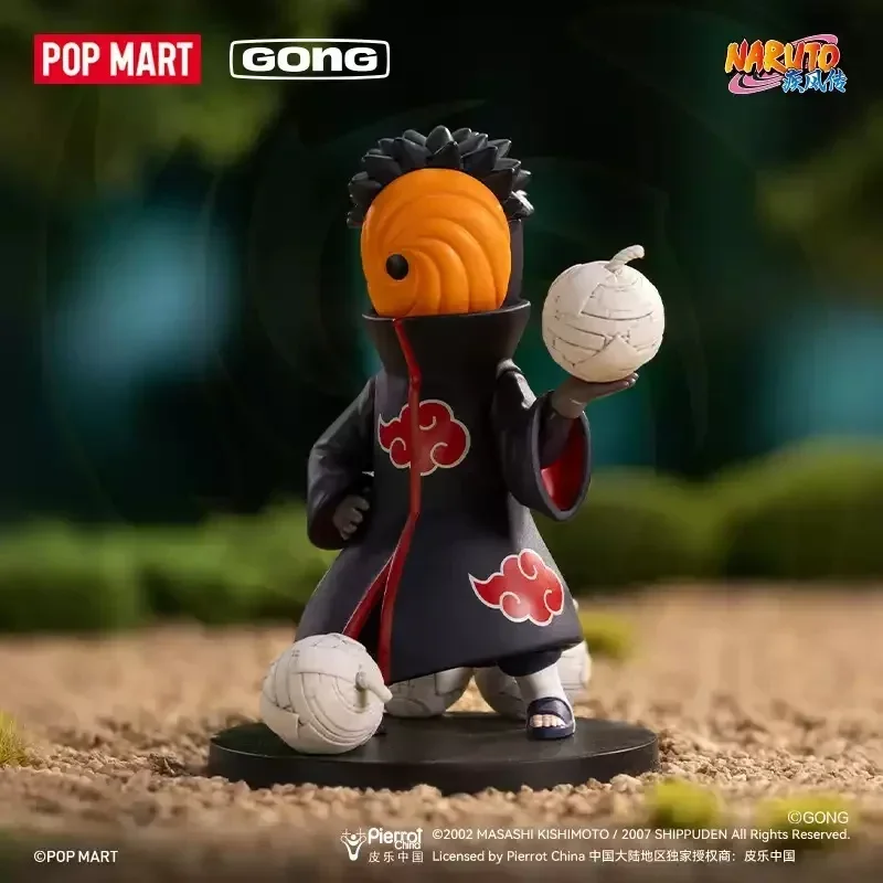 Фото POPMART GONG Naruto Shippuden Akatsuki Arc Series слепая коробка Mystery Box Guess Bag игрушки куклы аниме фигурка украшения коллекция №3