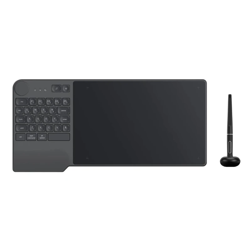 

F3KE KD200 Wireless Drawing Tablet with Keyboard Dial Controller Stable Connection