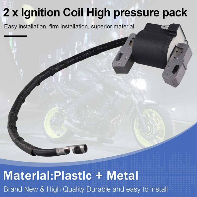 2 комплекта высокого давления катушки зажигания для Kawasaki FC400V FC420V John Deere LX172 LX176 240