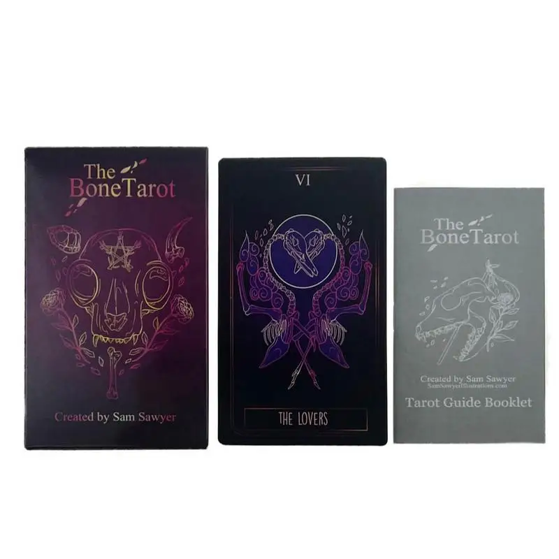 

The Bone Tarot Card Deck Fate Tarot Family Party Prediction Divination Board Game Psychic Oracle Card