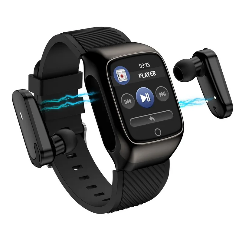 2022 умные часы Bluetooth-гарнитура спортивный браслет 2-в-1 1 3 дюйма Смарт-часы