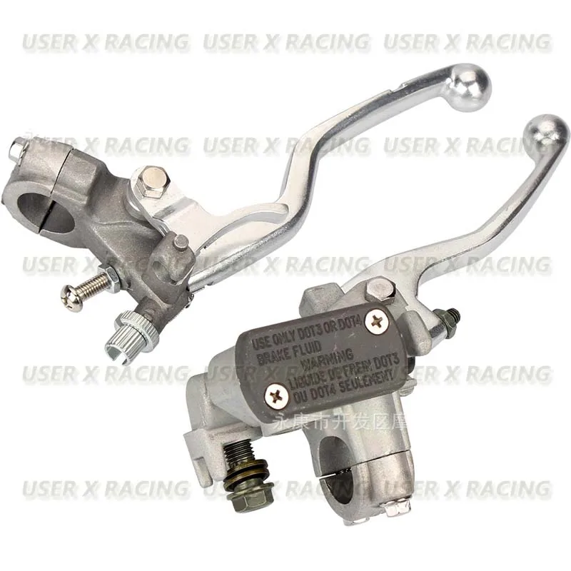 Универсальный мотоциклетный левый рычаг сцепления и правый Тормозной насос USERX для ATV Honda CRF250 CRF450 высокое качество и долговечность
