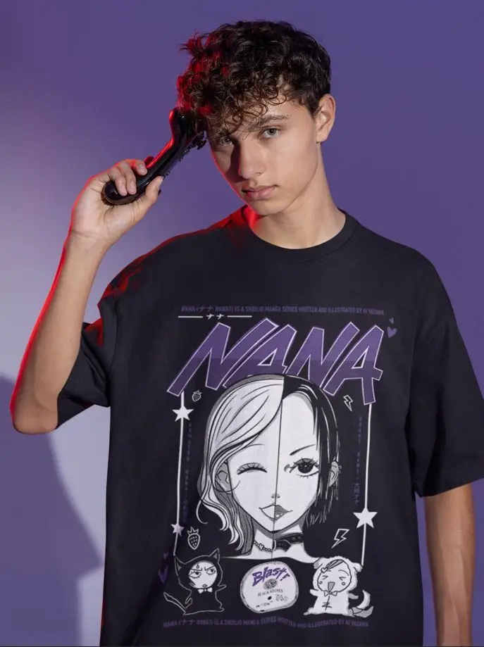 Футболка унисекс Nana Osaki футболка с рисунком аниме Black Stones Manga все размеры