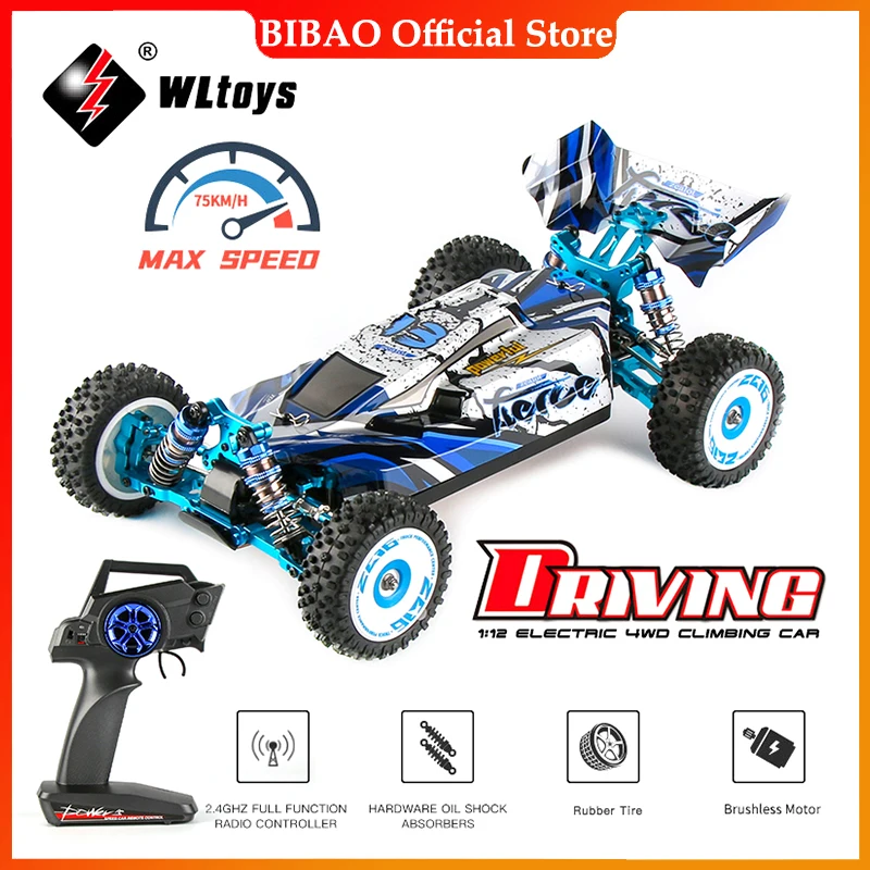 

Гоночный Радиоуправляемый автомобиль WLtoys 124017 124019 2,4G 75 км/ч бесщеточный 4WD Электрический высокоскоростной внедорожный Дрифт игрушки с дистанционным управлением для детей