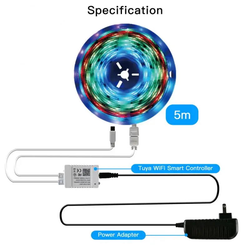 

Умный контроллер ZigBee, цветная светорегулятор RGB CCT, с дистанционным управлением через приложение Alexa Smartthings