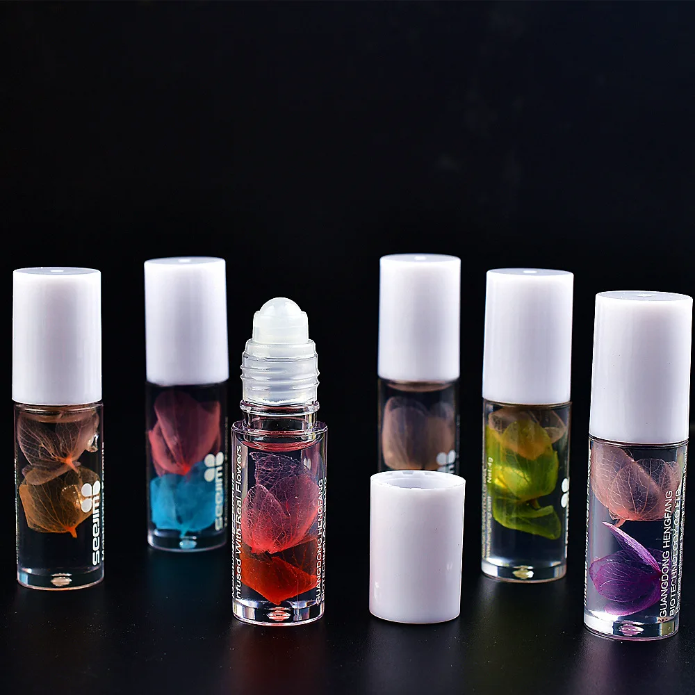 

New in Roll-on Lip Oil Long-lasting Moisturizing Hydrating Repair Dry Lips Camellia Flower for Men and Women Colourless Lip Balm