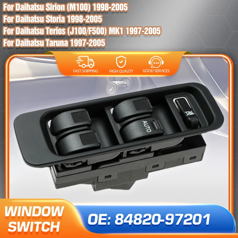 84820-97201 LHD для Daihatsu Terios MK1 Sirion Taruna Storia 1997-2005 Автомобильный переключатель