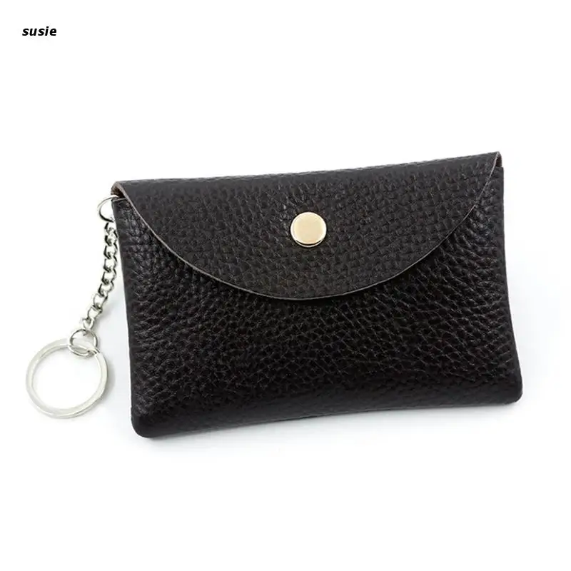 

X7YA Women Girl PU Leather Purse Casual Wallet Coin Money Credit Card Key Holder Cash Bag