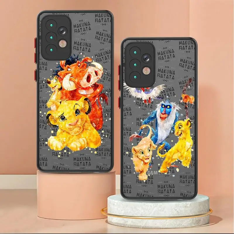 Чехлы для телефонов Samsung Galaxy A24 A33 A52s A12 5G A22 A53 A32 A13 A14 A72 Роскошный Матовый