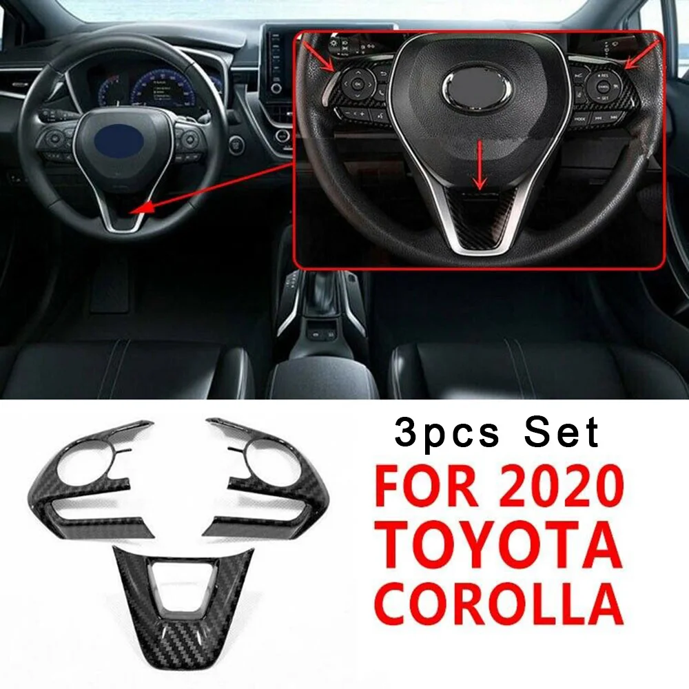 

3 шт., отделка для автомобильного руля Toyota Corolla 2020