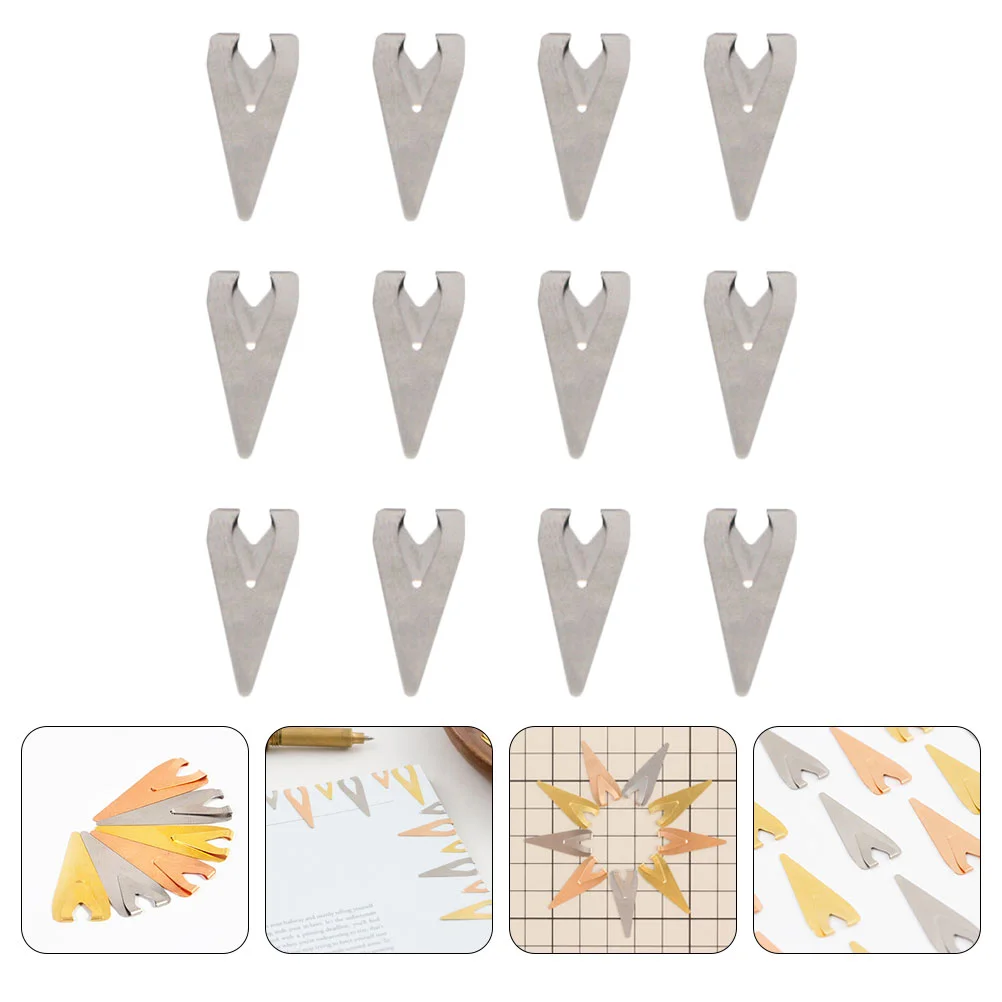 

Metal Bookmark Holder School Office Supplies Multifunction Clips Mini Gifts