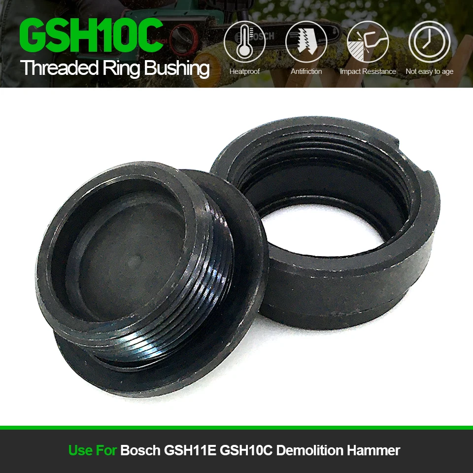 

1Set Replace Threaded Ring Bushing For Bosch GSH10C GSH 11E 10C GSH11E Demolition Hammer 3613461500 3610501500 Accessories