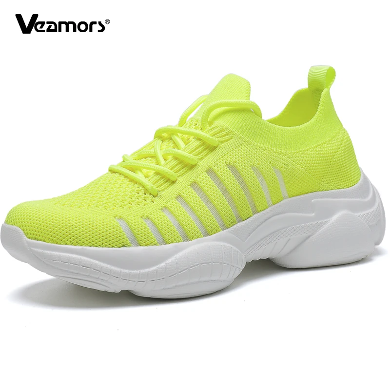 

Women Mesh Breathable Sport Sneakers Height Increasing Chunky Shoes Fashion Ladies Casual Footwear Outdoor Walking Shoes