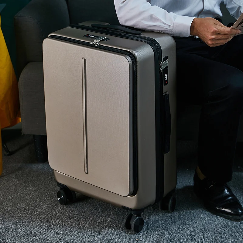 

Rolling Luggage With Laptop Bag Business Travel Trolley Luggage Suitcase Case Men Universal Wheel Trolley S13270-S13274