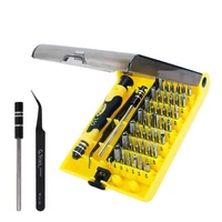 45 pieces screwdriver torx alen philips y precision keys game kit