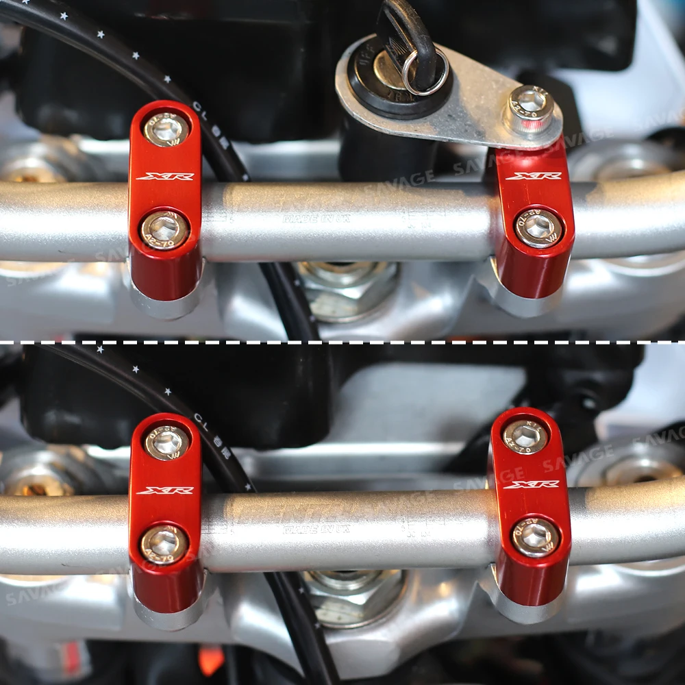 Зажимные крышки на руль для HONDA XR650R/L XR250L/R XR230R XR400R XR600R XR 230/250/400 Зажимная Крышка