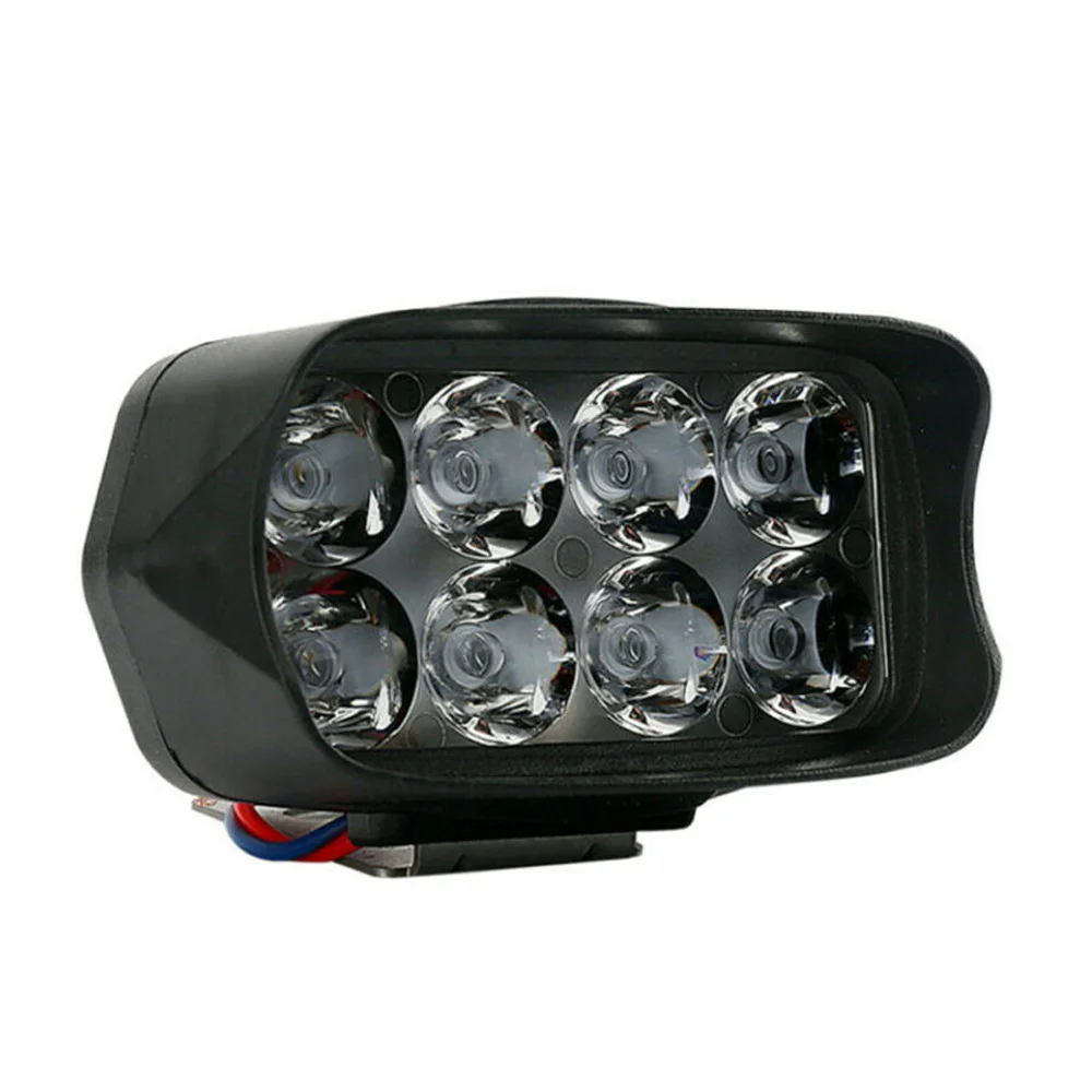 

Super Bright Motorcycle Headlight Spot Light 8 Beads LED 1200LM Motos ATV UTV Scooter Lighting New 2022