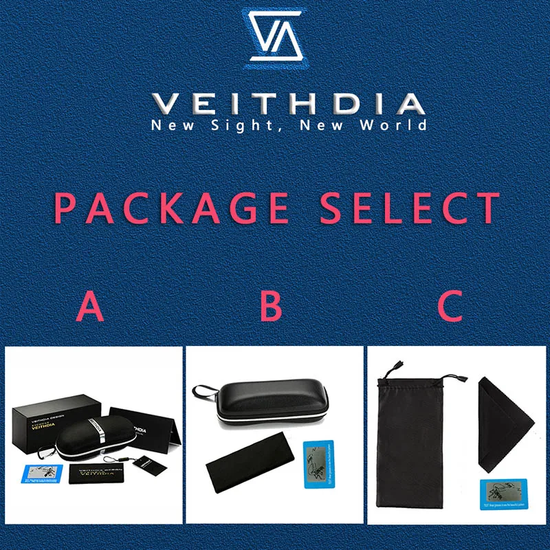 Солнцезащитные очки VEITHDIA, брендовые дизайнерские классические уличные мужские поляризационные квадратные велосипедные солнцезащитные очки, спортивные очки для вождения для мужчин (art.: 7963797e9) - 7963797e9